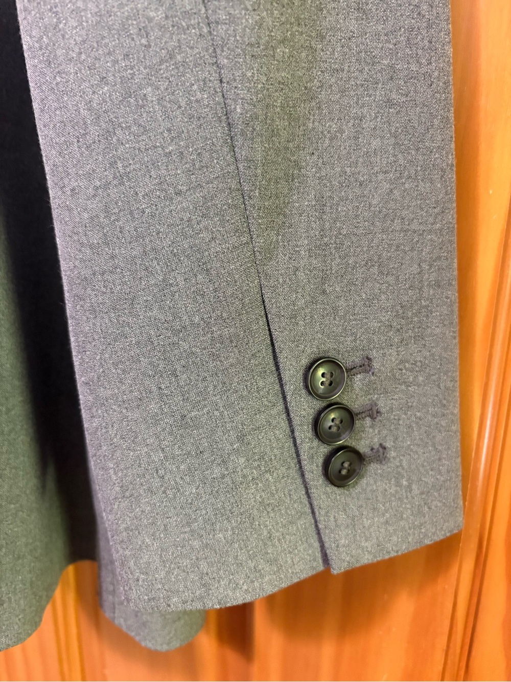 LOFT Versa Double-Breasted Gray Blazer Size 14 NWT - Picture 5 of 13